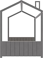 Vista 7 de Cama de terciopelo tamaño matrimonial para niños y niñas, diseño de casa de juegos, plataforma tapizada, base de cama con cabecera de tiras, soporte