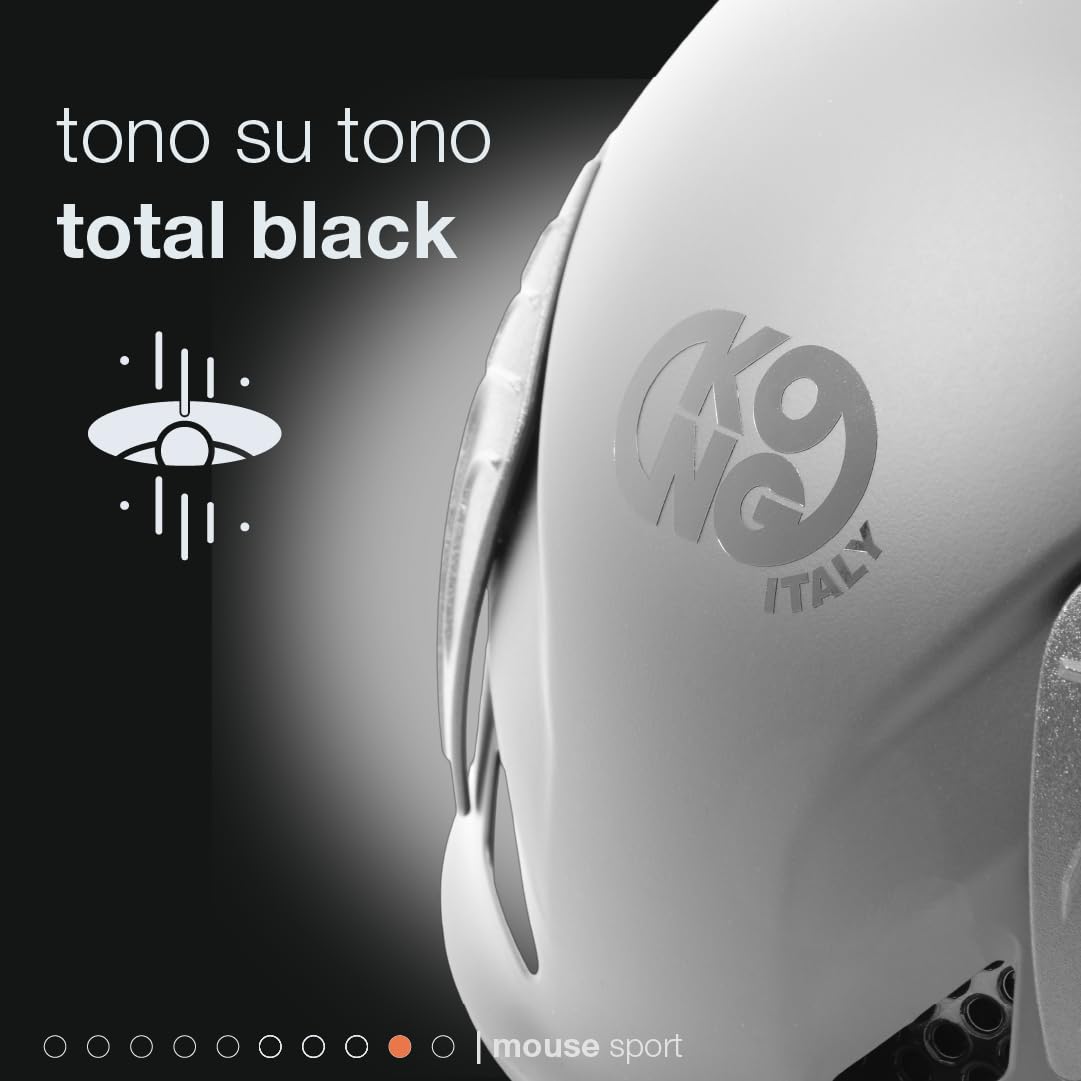 Kong 99716GN02KK Casque Noir Soft Touch Taille Unique