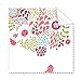 Solid Color Flowers Drawing s Birds Cleaning Cloth Phone Screen Glasses Cleaner 5pcs