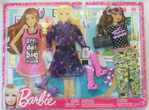 Barbie Fashionistas Big Dreams Sleepwear Fashion Pack