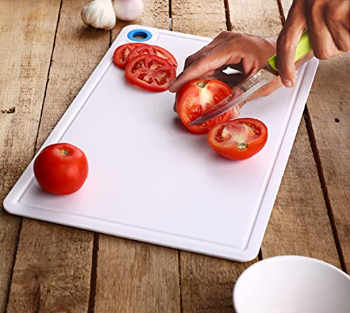 Ganesh Plastic Cutting-Chopping Board for Vegetable, Fruits, Cheese, Premium-Grade Plastic, 100% Food Safe, BPA-Free - Assorted (Image - 5)