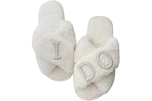 Fuzzy Bridal Shower Slippers
