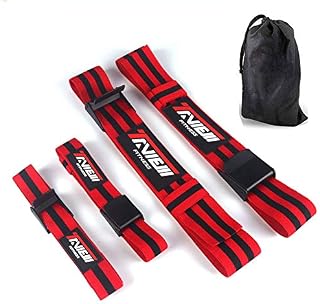 TAVIEW Occlusion Bands for Fitness Bodybuilding Weightlifting, 4 Pack for Arms and Legs
