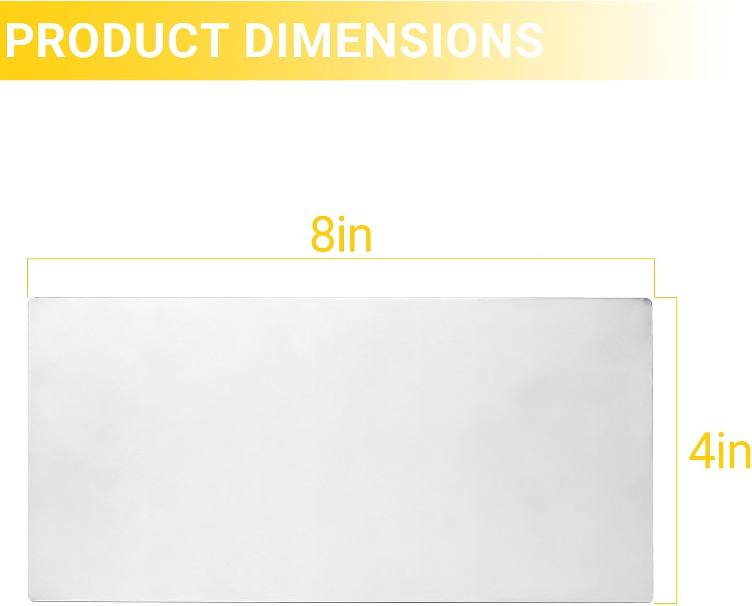 4" x 8" Flat Permit Panel with 3M Adhesive – 2 Pack image 2