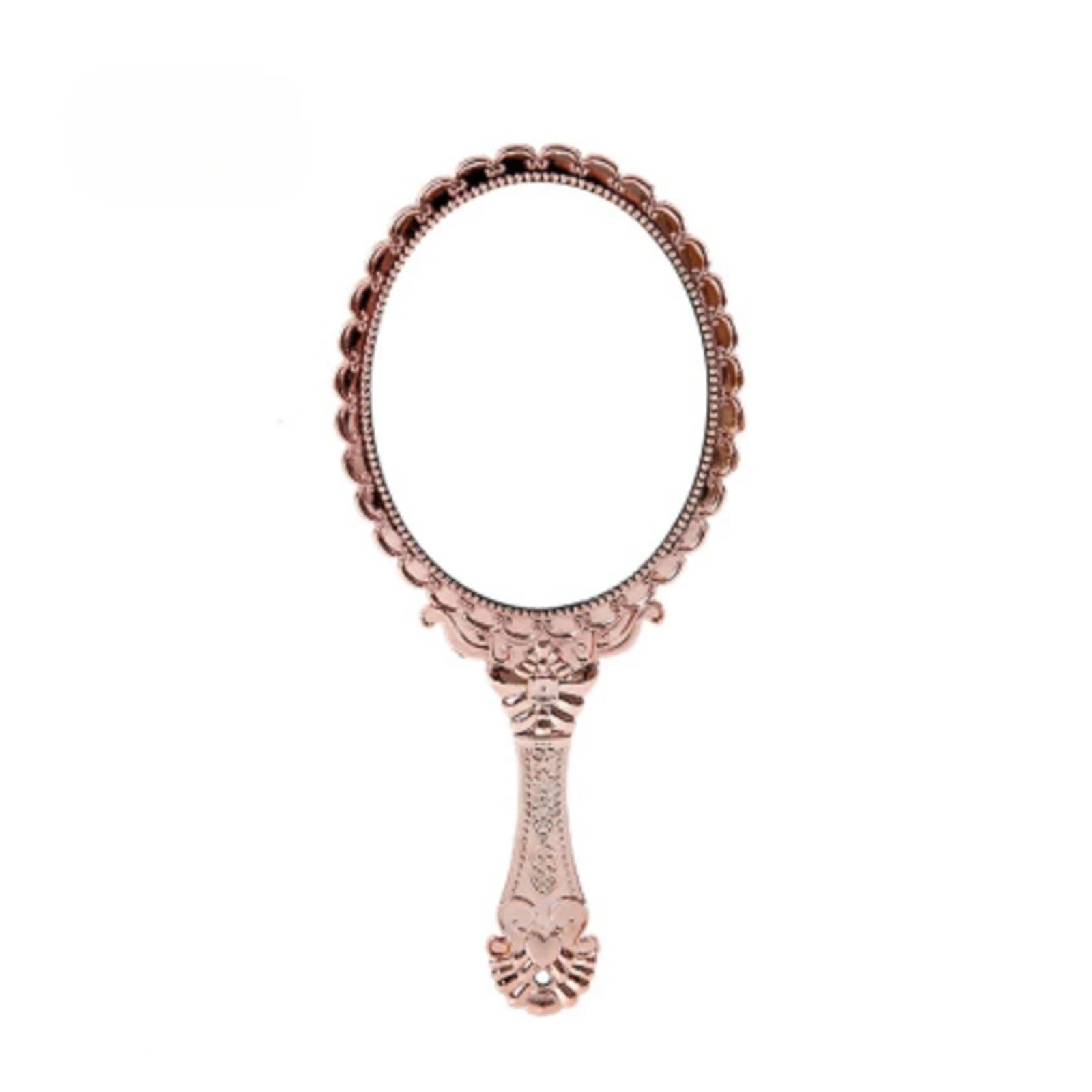 MEYTXOA Makeup Mirror Retro Handheld Vanity Makeup Mirror
