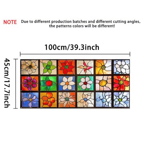 Película decorativa para ventanas BlissYard 39.3×17.7 pulgadas miniatura 6