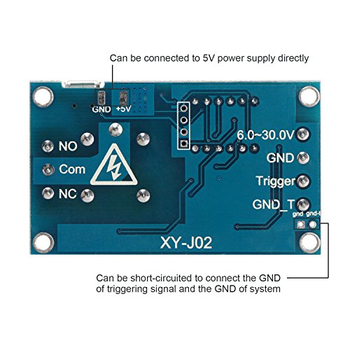 Image of Robocraze DC 6V To 30V One Way Relay Module Delay Power Off Disconnection Trigger Delay Cycle Timing Circuit Switch