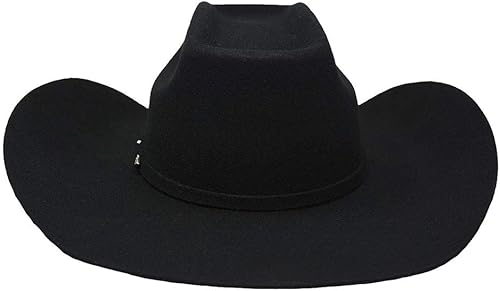 Miniatura 2 de ARIAT Sombrero vaquero de lana Added Money 2X con ala con arrugas hechas a mano