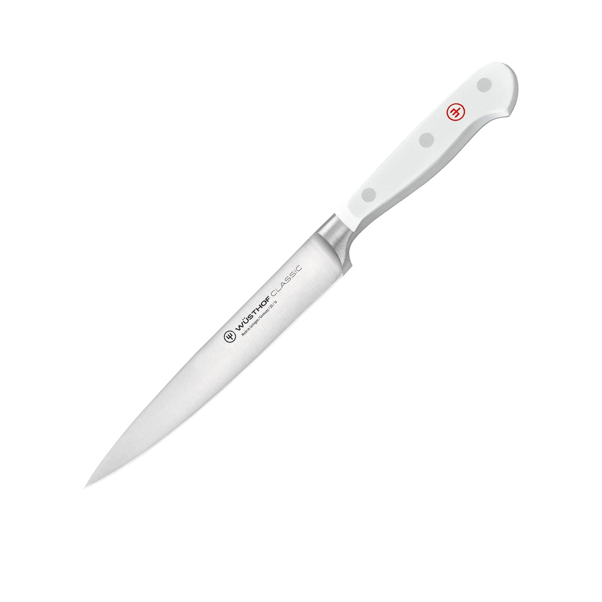 WÜSTHOF Classic Coltello prosciutto 16 cm, bianco