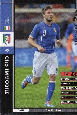Amazon.co.jp: WCCF/13-14/352/イタリア代表/チーロ・インモービレ