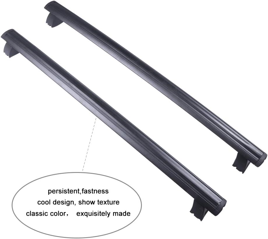 Roof Rack Cross Bar Rail for Jeep Grand for Cherokee 2011-2021 Cargo Racks Rooftop Cargo Luggage Baggage Black Crossbars