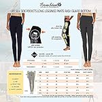 Private Island Women UPF 50+ Side Pockets Long Leggings Pants Swim Beach Swimsuit Rash Guard Bathing Bottom (RLLP-RMLPP) - Image 5