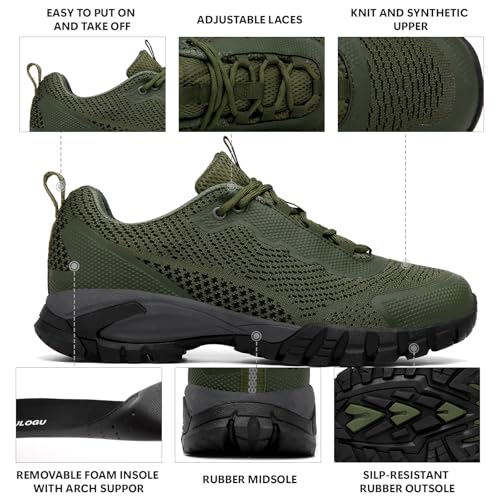 Image of LEDINEY Hiking Shoes Women Waterproof Lightweight for Trail Trekking Camping Outdoor