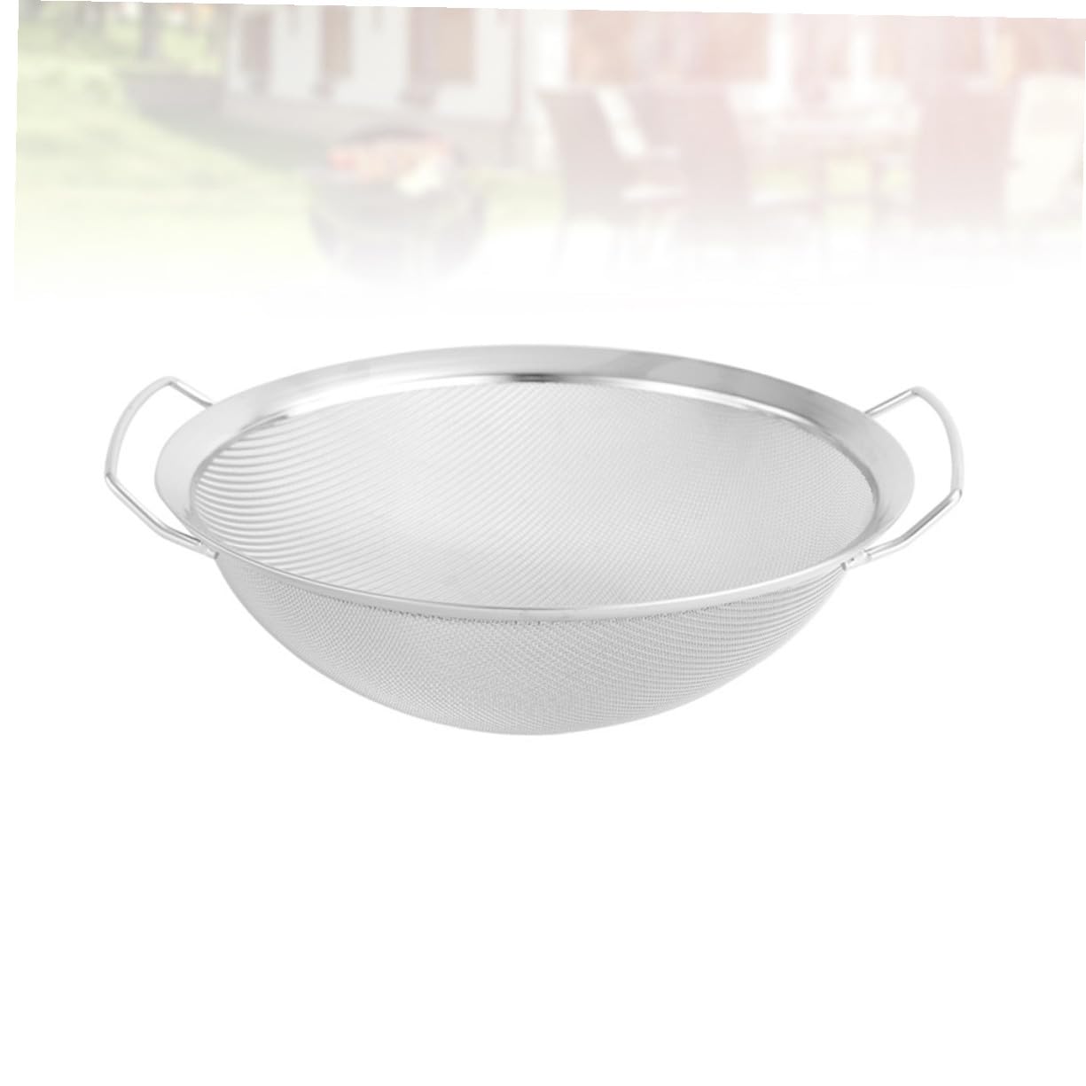 Colador para Asa de Acero Malla Inoxidable Doble Arroz