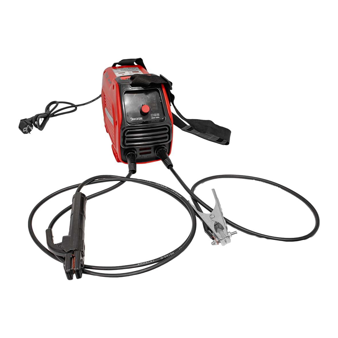 Bricoferr Soldador inverter 120A - 5100W, Electrodos de 1,6-3,2 mm