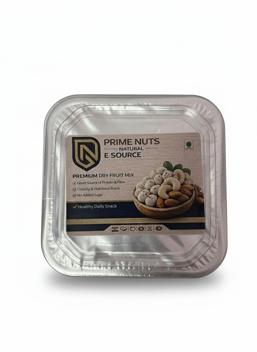 Prime Nuts Natural Roasted Mix Dry Fruits, Makhana, Cashews, Almonds, Butter Fried, 65g (65g)-image-23