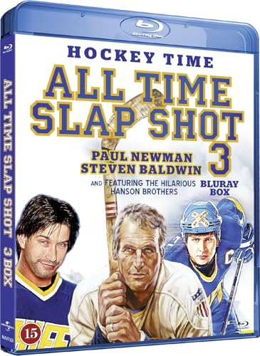 Slap Shot Complete 3 Movie Collection 1-3 [Blu-Ray, Region Free]