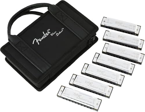 Fender AUS-0990701049-COMBO-DLX Blues Deluxe Harmonica Pack Of 7 Bundle thumb #2