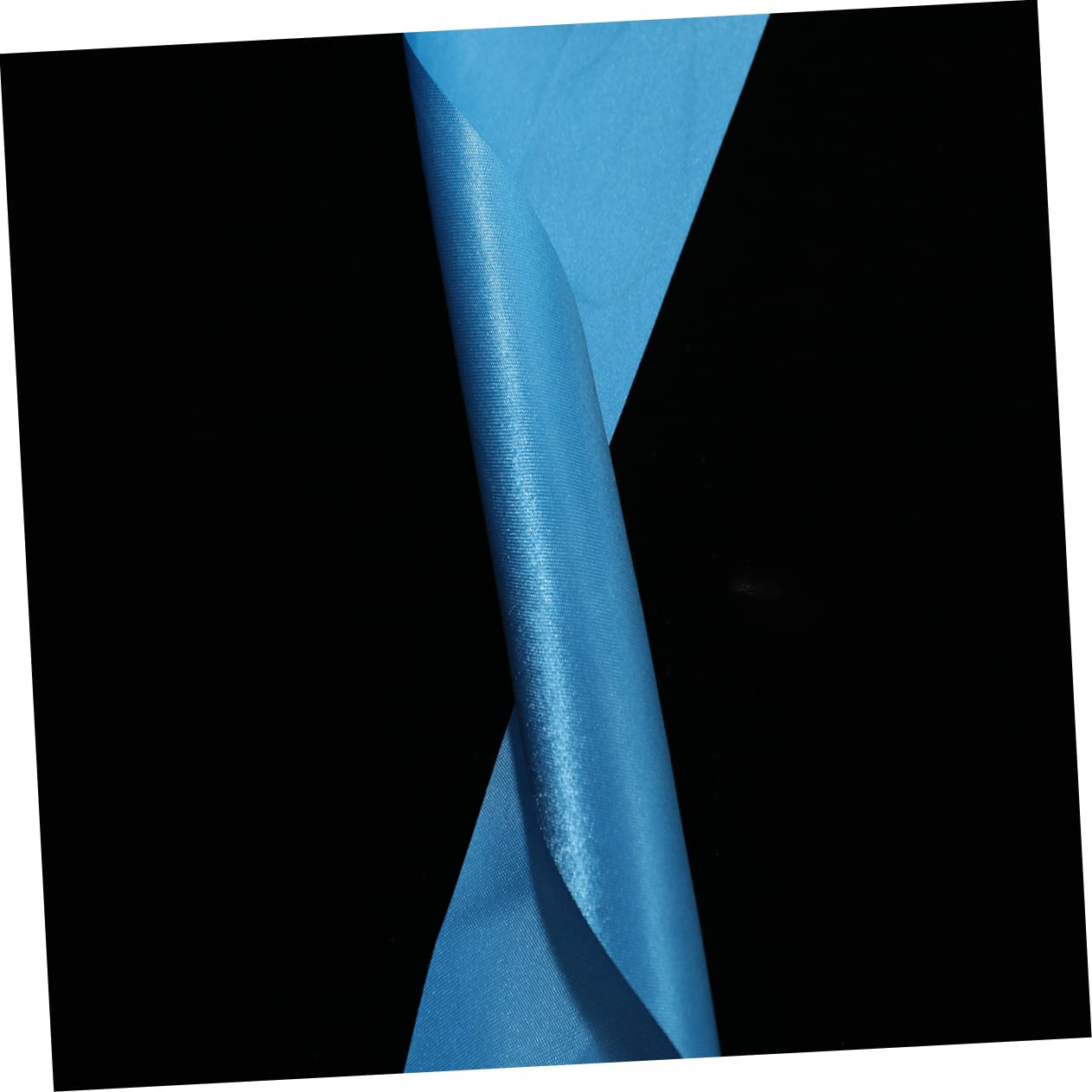 BESPORTBLE Ruban de Gymnastique Artistique Bleu 2 Pièces Poignée en Bois et Soie