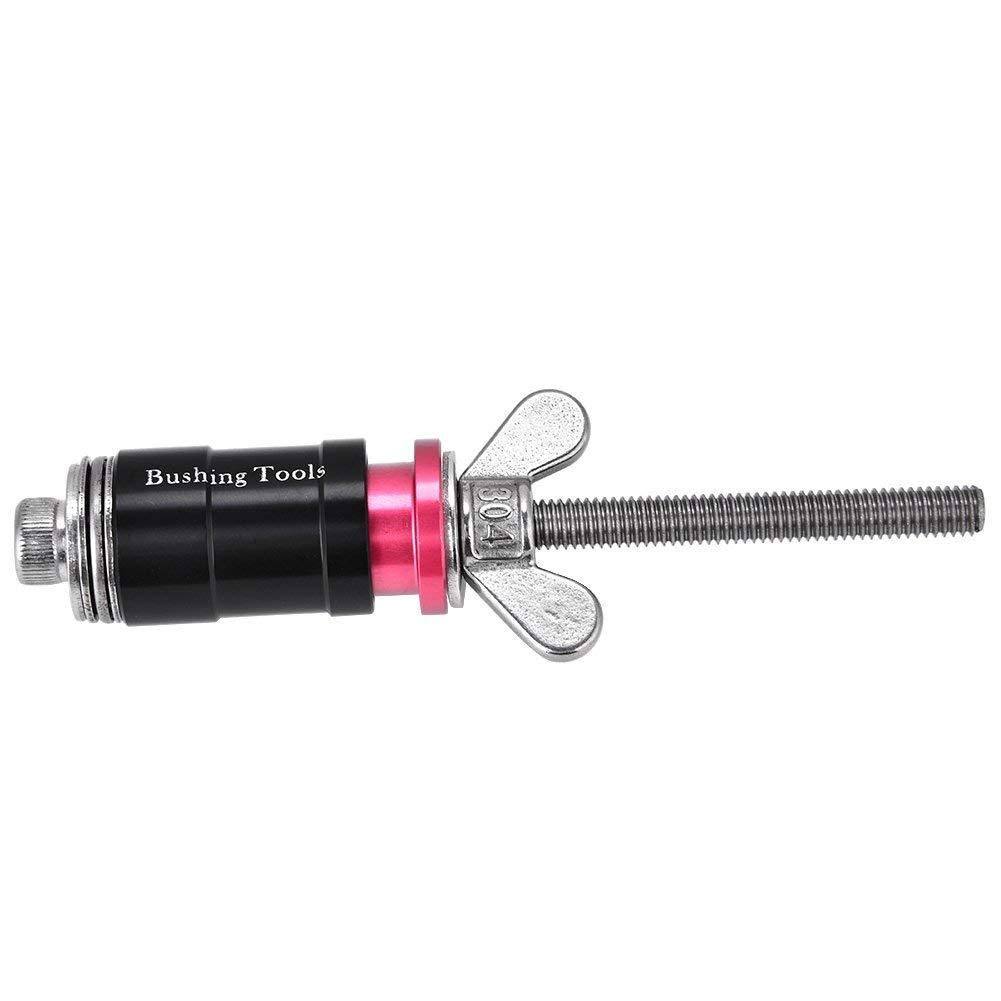 Utensile per boccole antiurto, boccola per occhielli per ammortizzatori posteriori che rimuove lo strumento di installazione con gli adattatori Estrattore Boccole Mtb