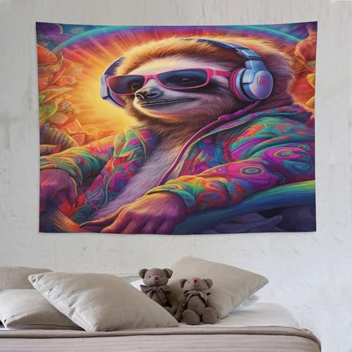 Tenture en polyester paresseux 150x200cm, drap mural pour décoration de dortoir