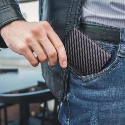 Simpltoggl™ Wallet, Simplofficial Simpltoggl™ Walle, RFID Blocking,Minimalist Credit Card Holder,Credit Card Holder Anti-theft,Auto Pop Up Wallets (Yellow-black)2