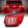 ACANII - For 2013-2015 Chevy Malibu LTZ 2016 Limited LTZ Outer LED Tail Light Lamp Assembly Replacement - Passenger Side