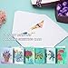 umbresen 6 Pack 5D DIY Special Shaped Diamond Painting Christmas Birthday Greeting Cards Creative Gift (Flower & Birds 6 Set)
