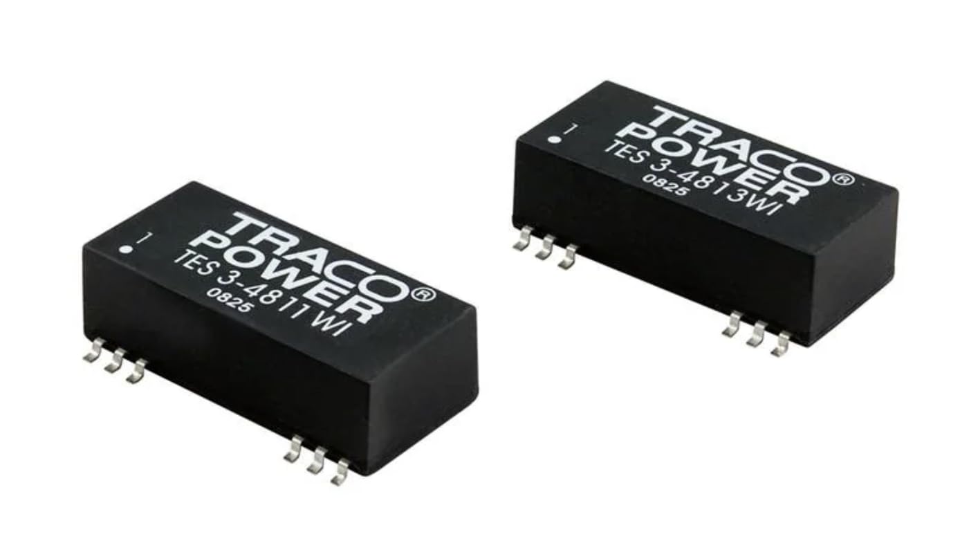 TES 3-2422WI,Isolated DC/DC Converters - SMD Product Type: DC/DC; Package Style: SMD; Output Power (W): 3; Input Voltage: 9-36 VDC; Output 1 (Vdc): 12; Output 2 (Vdc): -12; Output 3 (Vdc): N/A