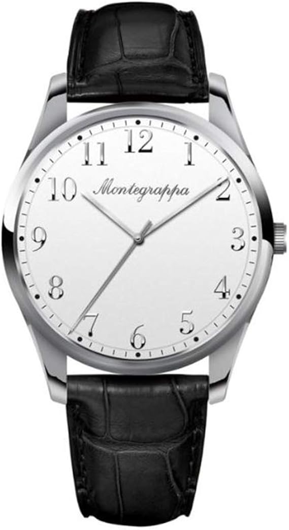 Orologio da uomo MONTEGRAPPA ESSENZIALE in acciaio e pelle IDANWAIW_M1 :  Amazon.it: Moda