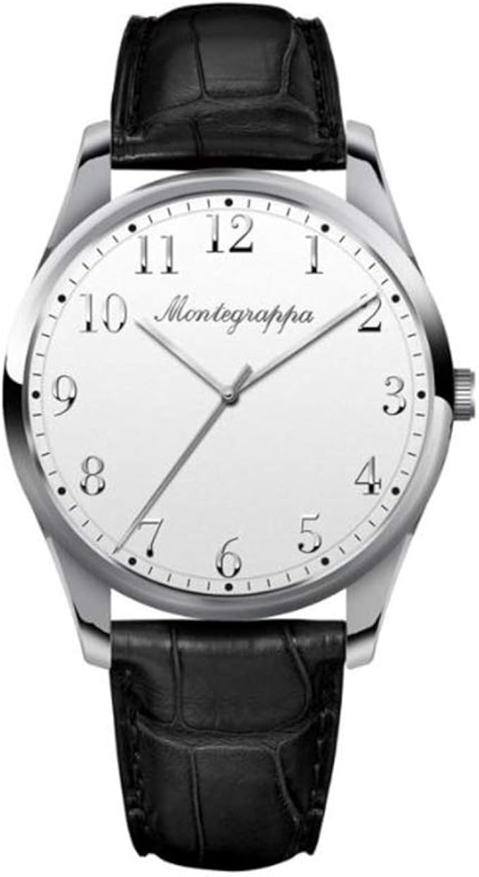 Orologio da uomo MONTEGRAPPA ESSENZIALE in acciaio e pelle IDANWAIW_M1 :  Amazon.it: Moda