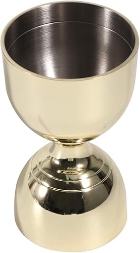 Miniatura 8 de Hemoton Barware - Herramienta comercial de acero inoxidable de 2 onzas  1 onza. Herramienta de barra de medición estilo campana, acabado cepillado,