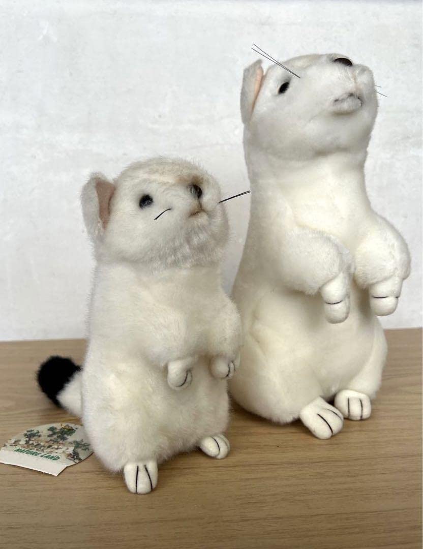 新品　オゴジョ　親子　 セットのみ Amazon.co.jp: オコジョ 親子 ぬいぐるみ レトロ セット : おもちゃ