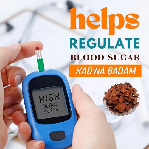 Brijbooti Kadwa Badam Diabetes Bitter Almonds (400 g) - Kadwa Badam (Sugar Almonds) | Sky Sugar Fruit | Mahogany Seeds