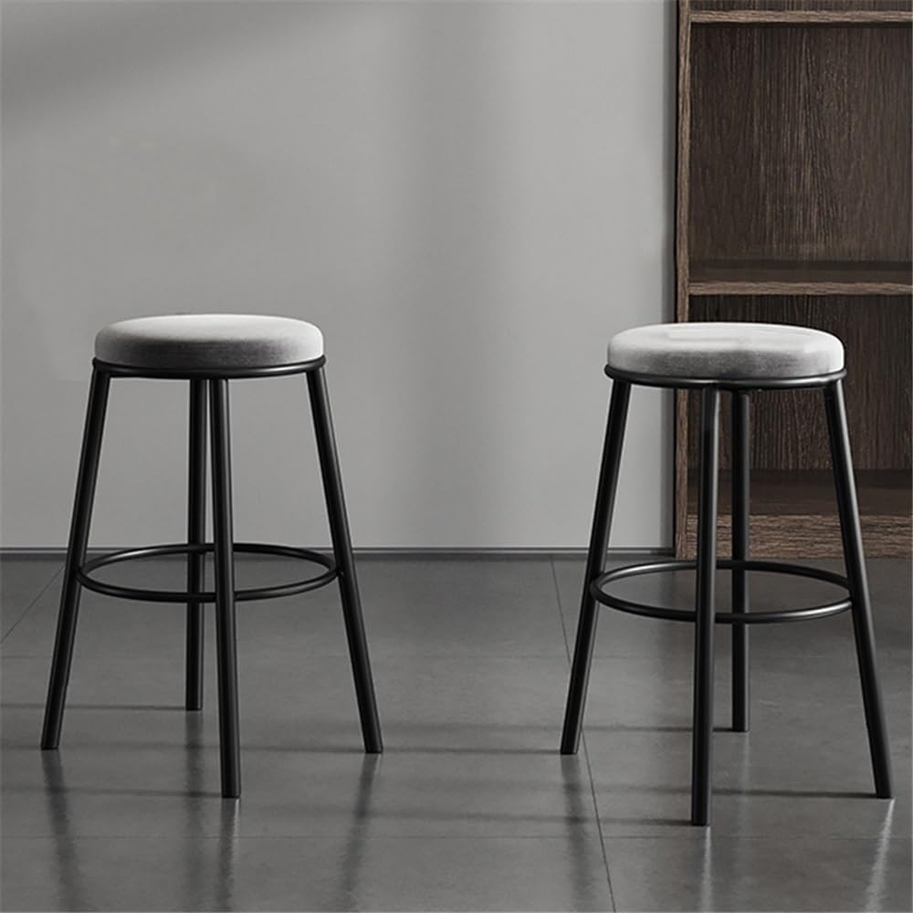 Bar Stools Green Barstool Island Iron Chair Simple Household Without Backrest Bar Stool High Chair Bar Chairs(XXX-Large)