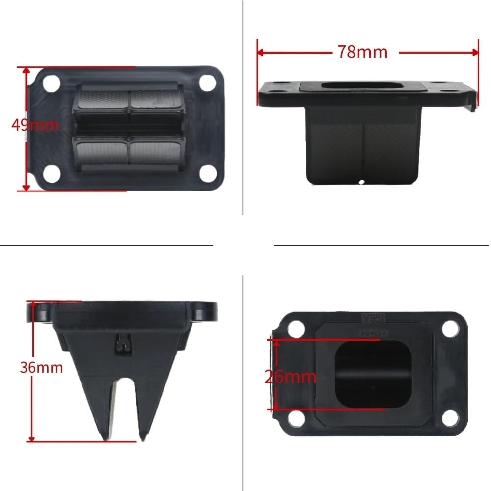 Do SX 65sx 50sx AM6 LC Zawór ssący do motocykla | Blok zaworu kontaktronowego motocykla Motocross Dirt Bike System wlotowy