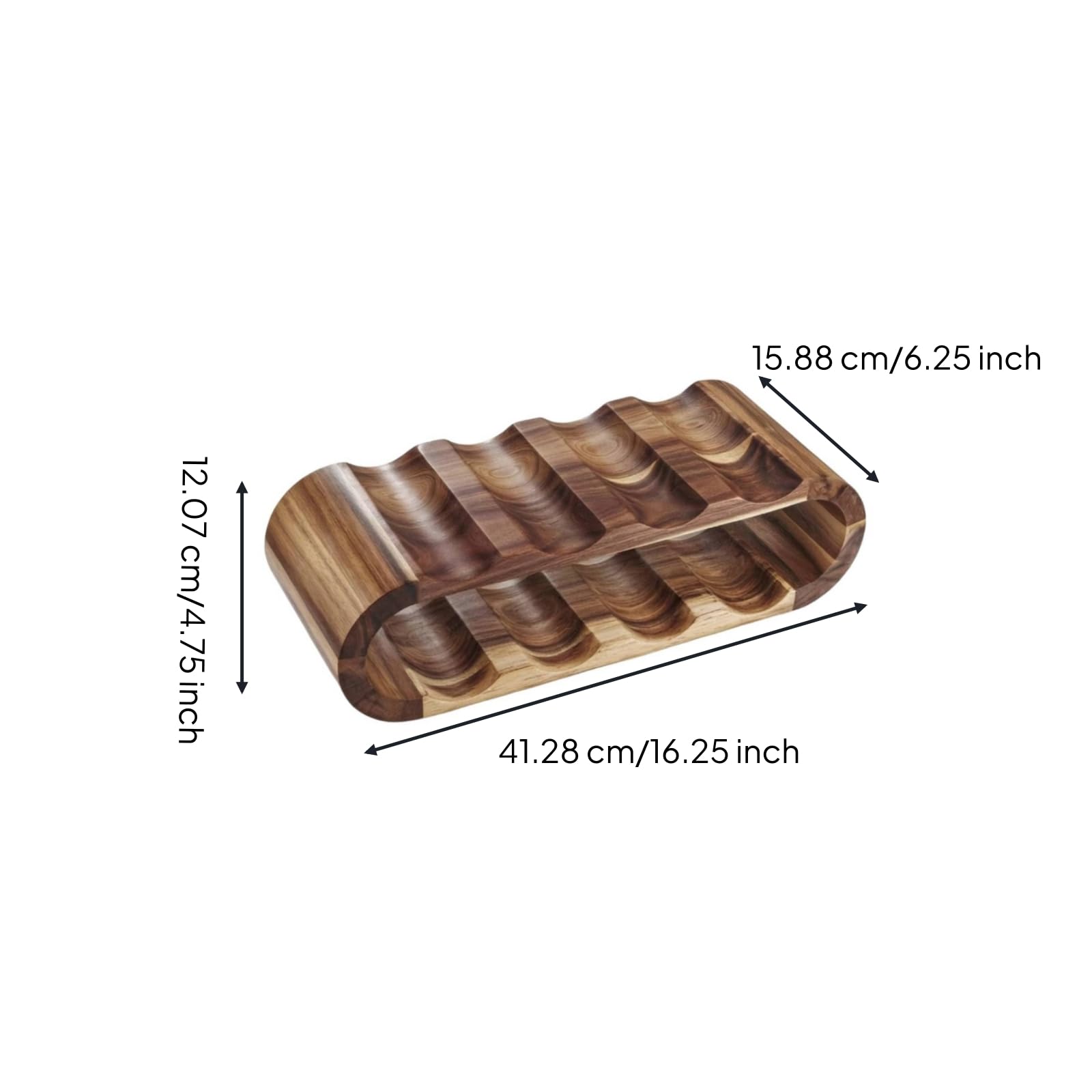 Botellero Mesa Horizontal Botellero Elegante Portabotellas para Aficionados, Cocina, Bar, Comedor