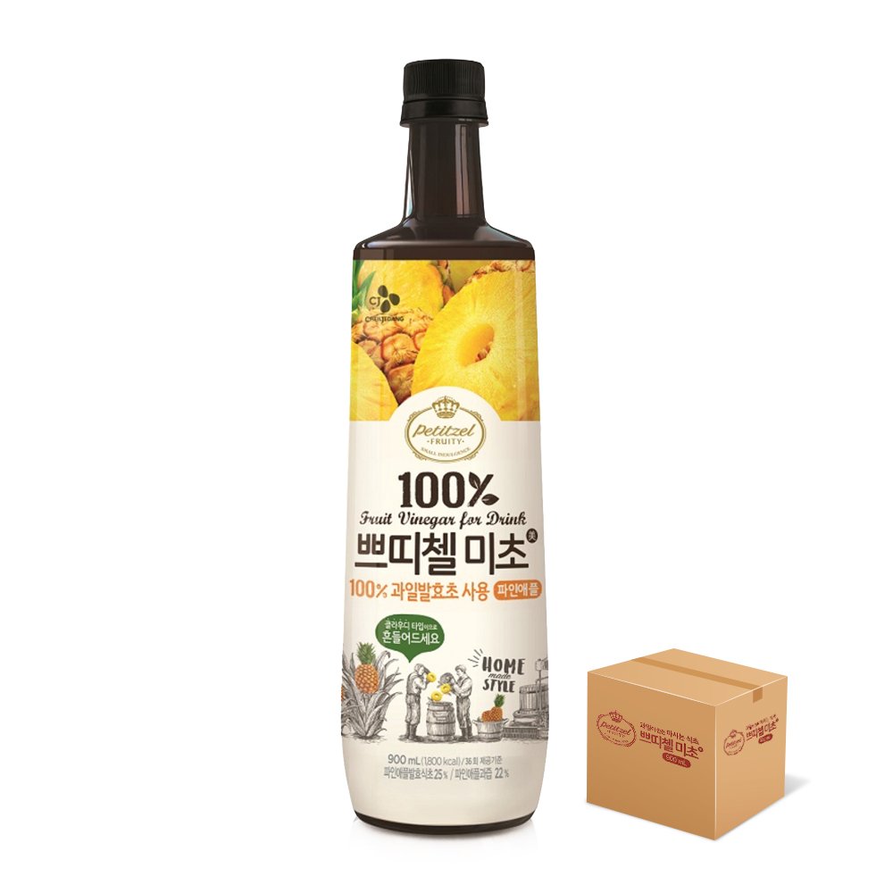 Amazon.co.jp: 食卓応援隊 美酢 ミチョ 900ml×12本入 1箱 パイナップル