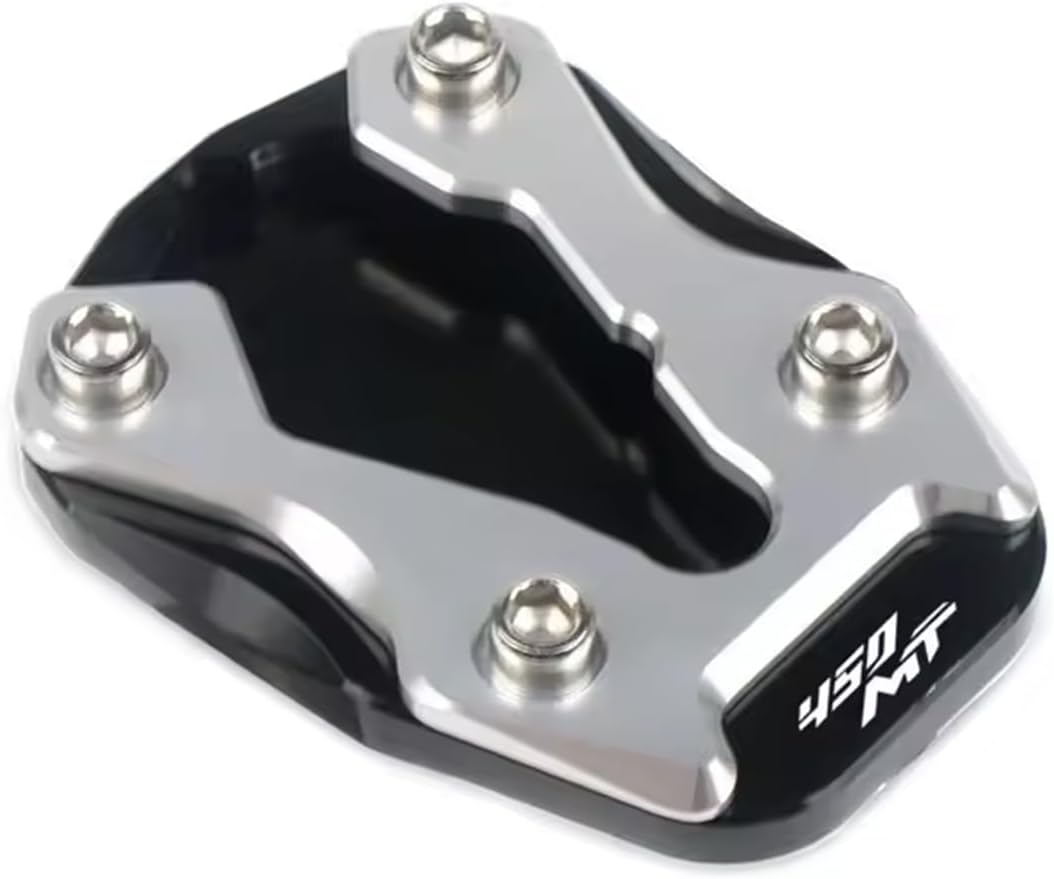 Enlarged Kickstand Pad Pedal Sidestand Pad Compatible with CFMOTO Ibex 450 2025-2026,Aluminum,CNC-machined,Anodized,Black,CFMOTO IEBX 450 Accessories