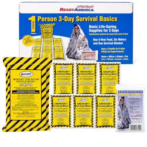 Ready America The Survival Box, 1-Person...