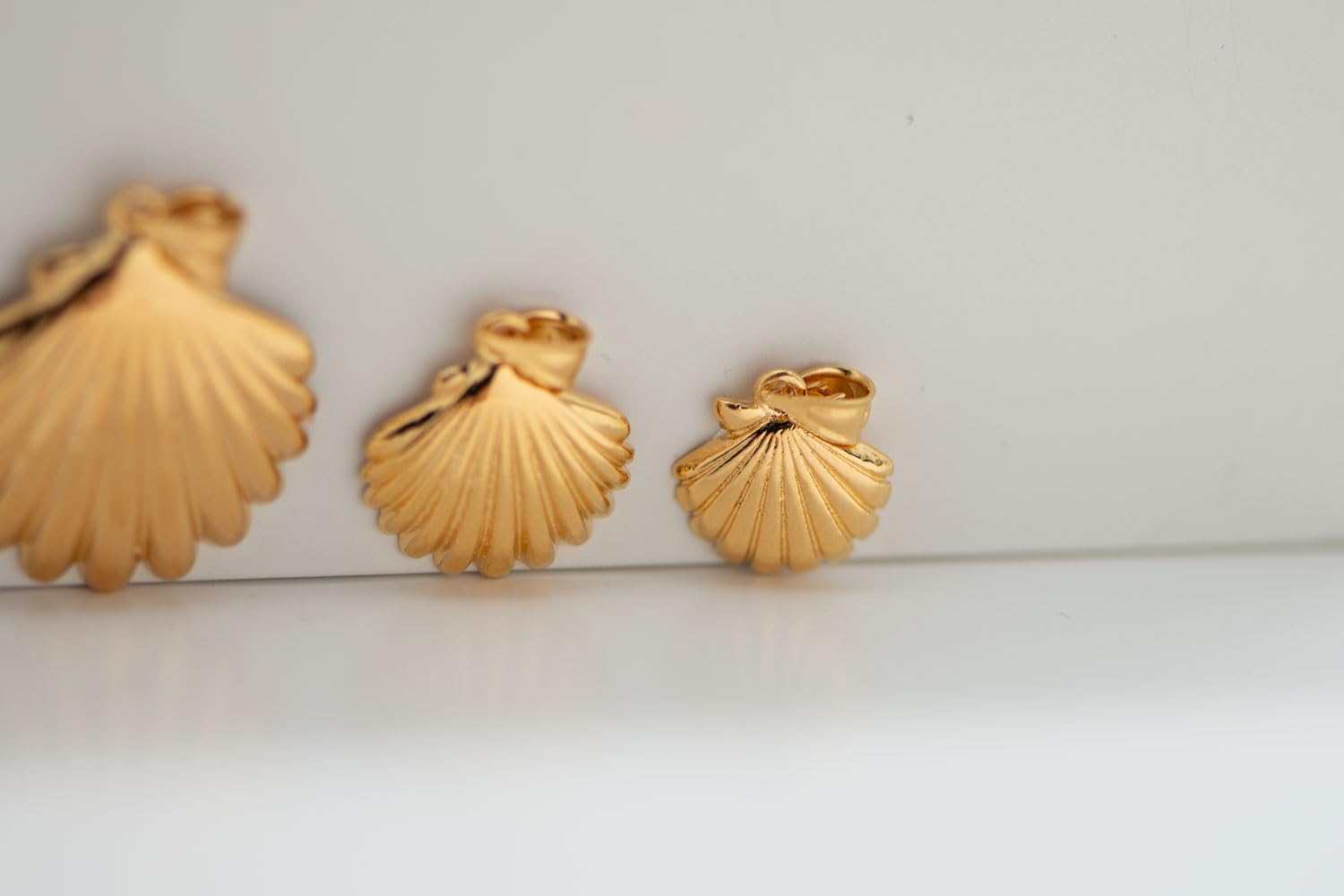 Colgante Concha Camino de Santiago Chapado Oro 18K