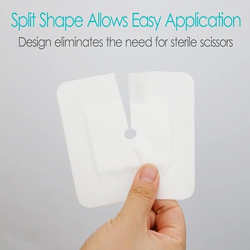 Miniatura 5 de Catéter PD de diálisis peritoneal para desagüe de diálisis peritoneal con bordes divididos, almohadilla de apósito para estómago, tubo en J,