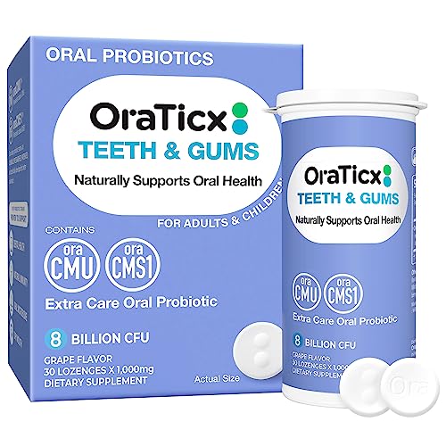 OraTicx Teeth & Gums Dental Probiotic, Naturally Supports Oral Health