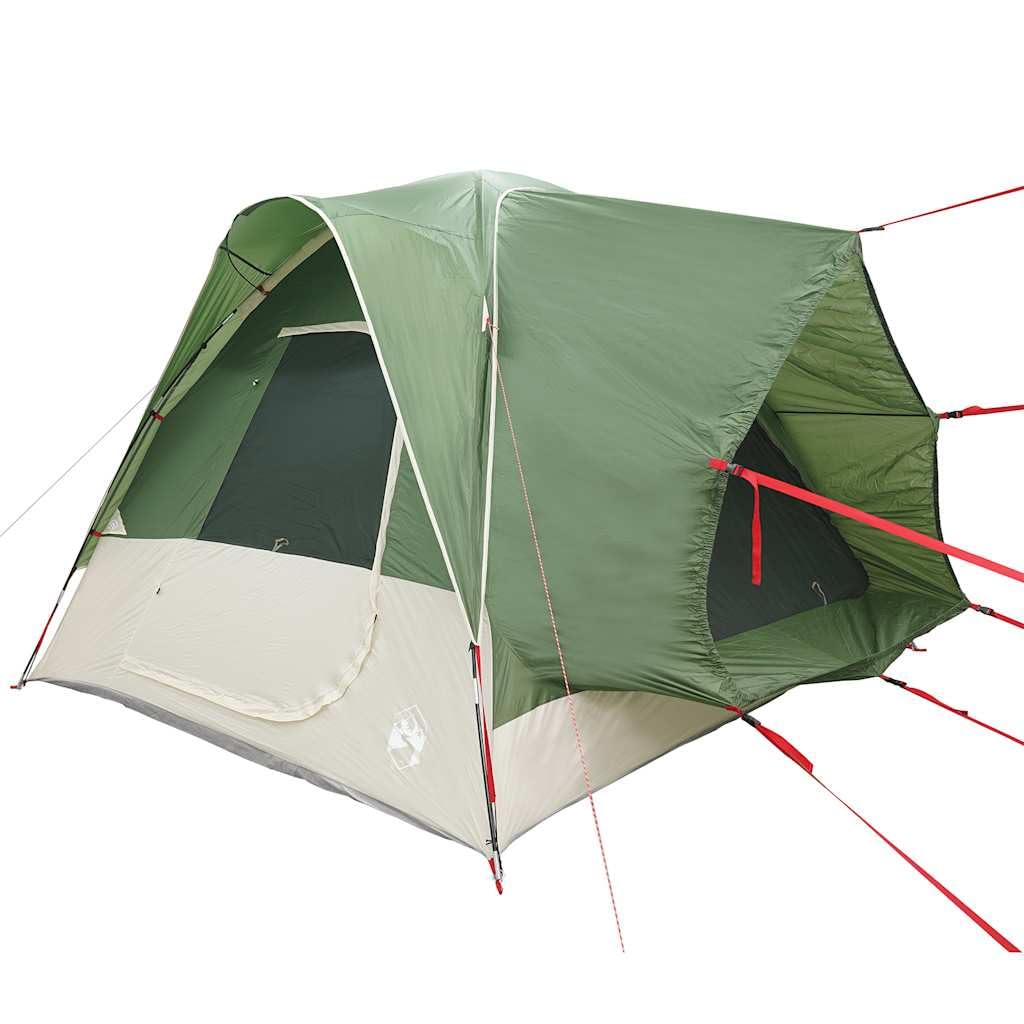 Tenda da Auto 4 Persone, Impermeabile e Antivento, con Connessione Elettrica, Verde Scuro, Ideale per Campeggio e Viaggi, 300 x 300 x 230 cm