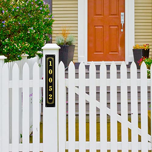 Vertical Custom House Number Address Plaque Address Sign Customized House Numbers Address Plaque Sign For Outside Home, Street, House 4H"*16"L #TOP3