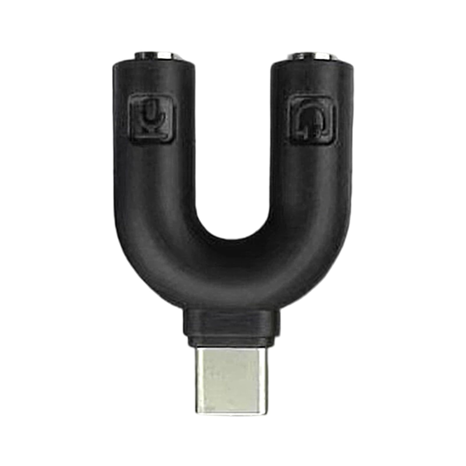 Xjdzineq Type C to 3.5mm Headphones Y Splitter Adapter Connectors Couple Sharing for Smartphones Tablets Laptops Double Music