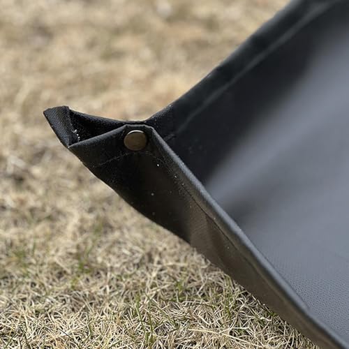 Alfombrilla para hoguera de silicona ignífuga y protector de calor 6