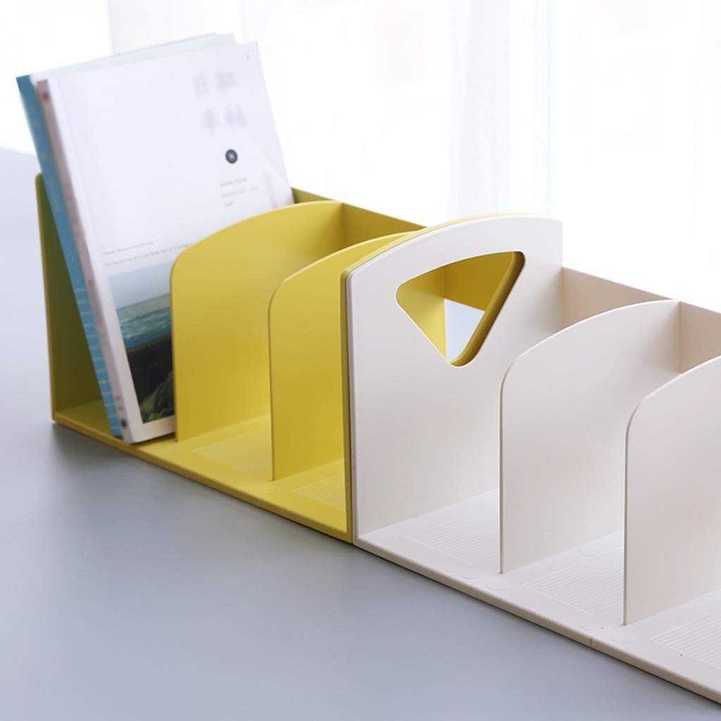 drewniane schowki biurkowe Organizer plików na biurko, wielokolorowy(Beige)