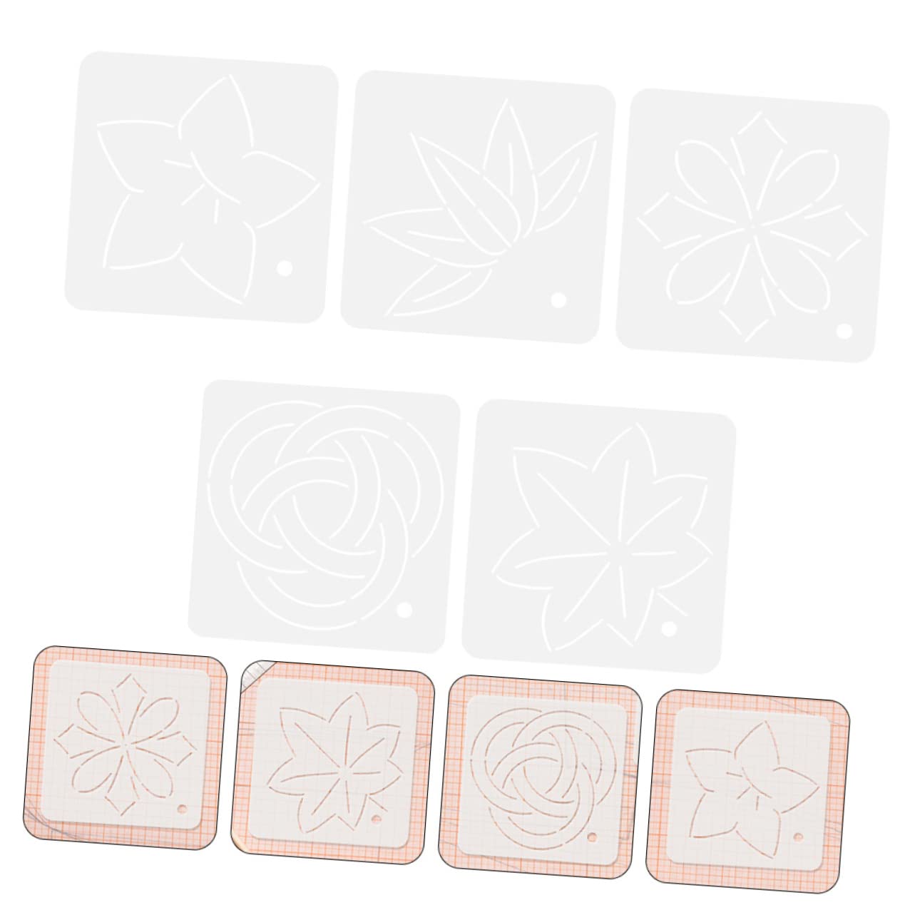 20piezas Plantilla De Costura Acrílica Para Patchwork Regla De Acolchado y De Manualidades Para Principiantes y Entusiastas