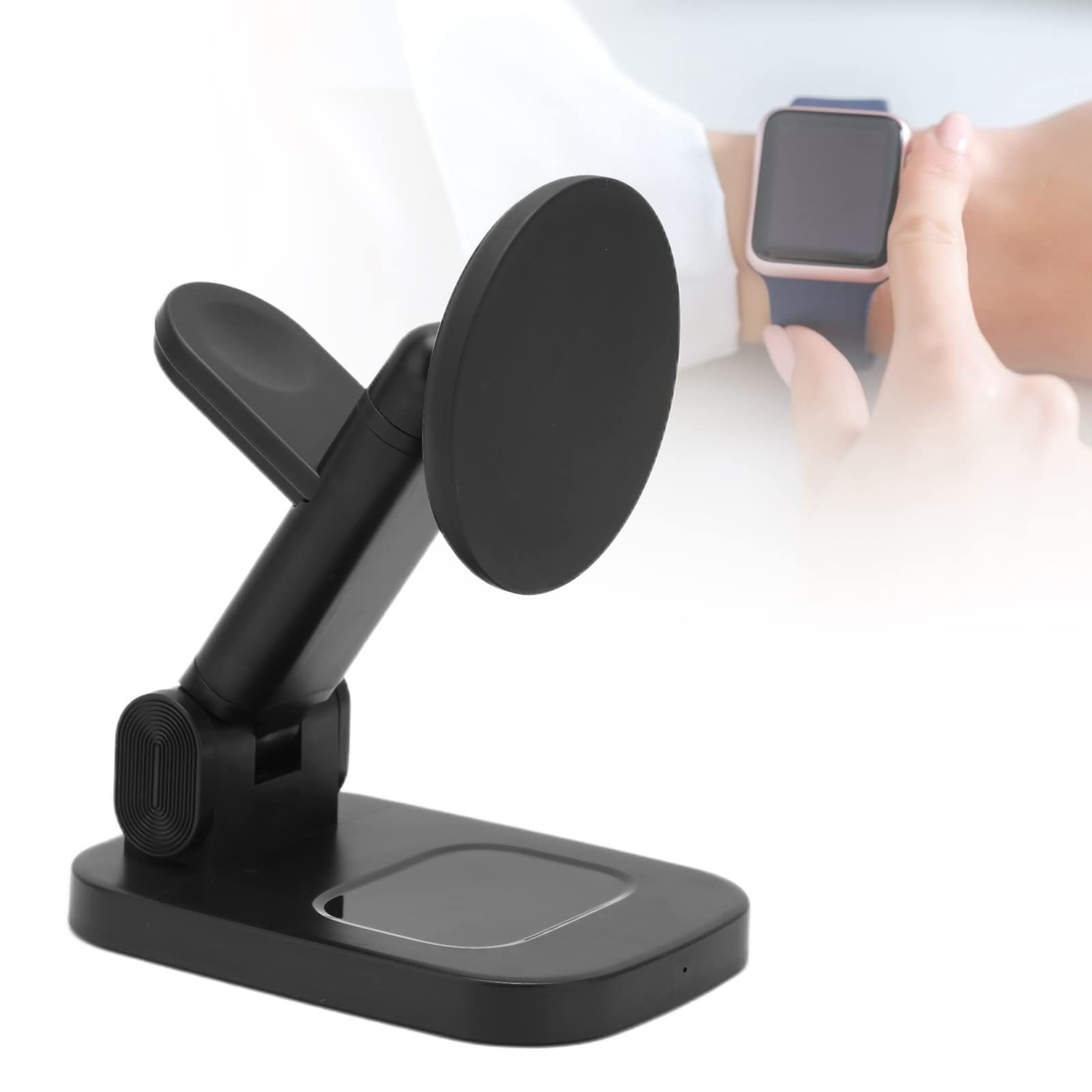 Yosoo Health Gear Station de Charge sans Fil Magnétique 3 en 1, Pliable 10W